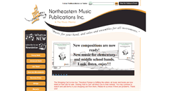 Desktop Screenshot of nemusicpub.com